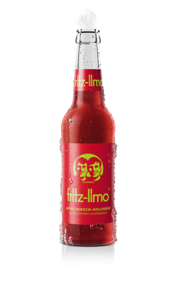 Fritz Apfel-Kirsch-Holunder-Limonade 24/0,33L