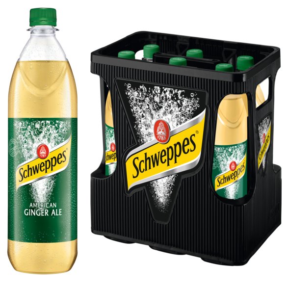 Schweppes Ginger Ale 6/1,0L PET