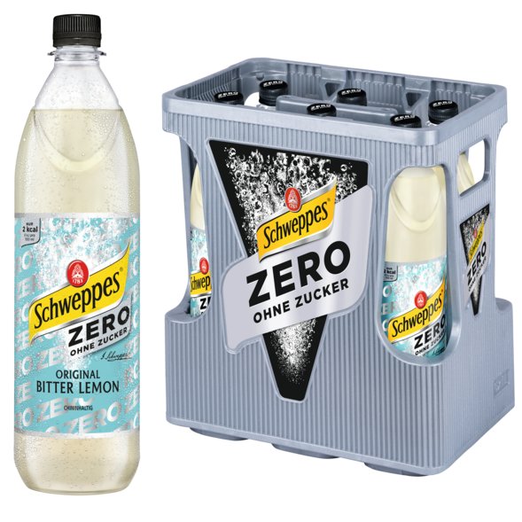 Schweppes Bitter Lemon Zero 6/1,0L PET