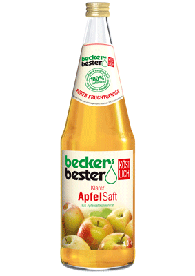 Beckers Bester Apfelsaft klar 6/1,0L