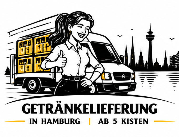 Getränkelieferung in Hamburg ab 5 Kisten