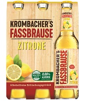 Krombacher Fassbrause Zitrone 6er